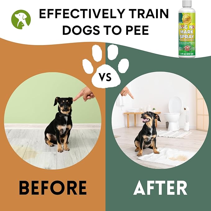 8 Manage Dog Marking and Accident Habits- Ounce Effective Training Aid for Dogs to Reduce Unwanted Marking and Urination