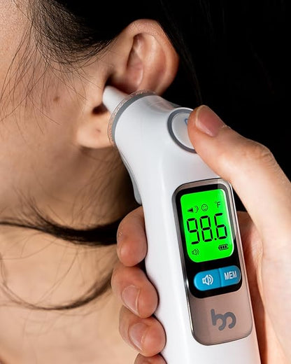 femometer 100 Counts Ear Thermometer Probe Covers, Refill Caps, Lens Filters, BPA Free and Disposable Ear Thermometer Cover Caps