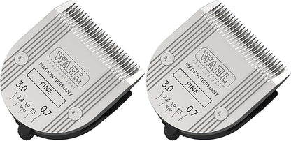 Wahl Professional Animal 5-in-1 Adjustable Blade Arco, Bravura, Chromado, Creativa, Figura, and Motion Pet, Dog, and Horse Clippers - Fine (2179-301) (Pack of 2)