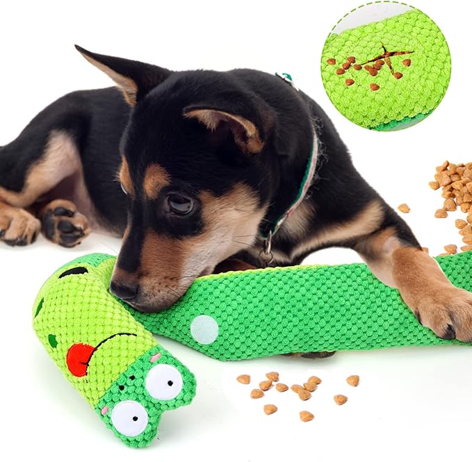Letsmeet Squeak Dog Toys for Stress Release & Boredom Relief, Dog Puzzle IQ Training, Snuffle Foraging Instinct Training - Suitable for Small, Medium & Large Dogs