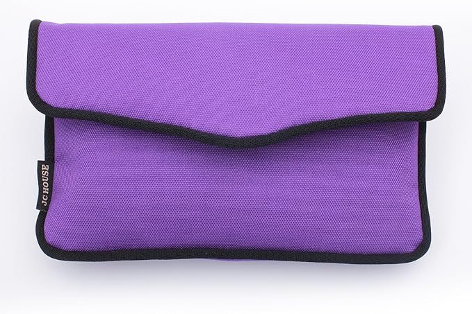 Hands Free Dog Leash, Heavy Duty with Waist Belt & Storage Pouch, Strong Pull Control, Two Handles Bungee for Running & Walking, Big & Medium Dogs, Purple