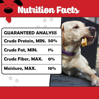 Winni Treats Yak Cheese for Dogs - Limited Ingredient, Preservative-Free, Premium Himalayan Yak Chews with Milk & Lime, Raw, Digestible Healthy Dog Chews, Long Lasting Cheese Dog Treats (2 Pieces)