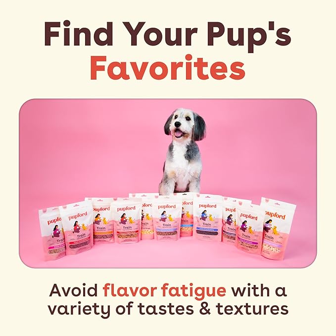 Pupford Freeze Dried Training Treats for Dogs & Puppies, 900+ Three Ingredient Bites (Beef Liver, 8 oz)
