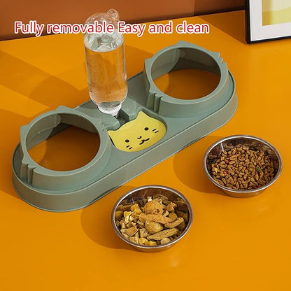 Pet Food Bowl Small Dog Feeder Water Feeding Dog Storage Anti-Skid Dogs Dishware Bowls for Food and Water Automatic