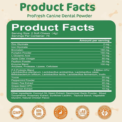 No Poo Chews - Coprophagia Deterrent for Dogs, No Poop Eating Deterrent for Dogs, Prevent Stop Dogs from Eating Poop Supplement -Gut Health & Immune Support,150ct