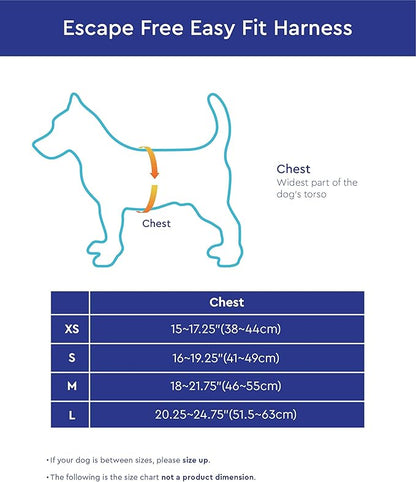 Gooby Escape Free Easy Fit Harness - Blue, Small - No Pull Step-in Patented Dog Harness with Quick Release Buckle for Small to Medium Dogs