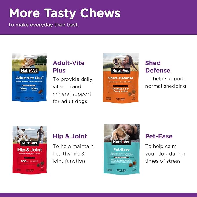 Nutri-Vet Bladder Control Supplement, Cranberry Supplement, Dog Products, Immune Support,Helps Dog Urinary Incontinence,Bladder Control Pills,Urinary Tract Health,Puppy Support,90 Tablets,(Pack of 2)