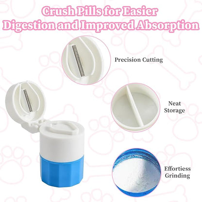 6Pcs Dog Cat Pill Shooter, Feline Pill Pockets Popper Tapeworm Treatment Dewormer Pusher for Cat Dog, Pet Piller Rush Poppers Pet Medicine Feeder for Animals, Gifts for Animals Lover