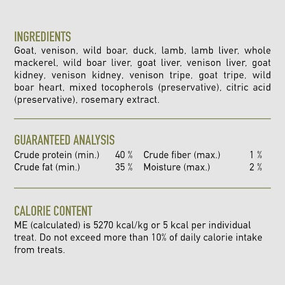 ORIJEN Grain Free High Protein Freeze Dried Dog Treats Tundra Recipe 3.25oz Bag