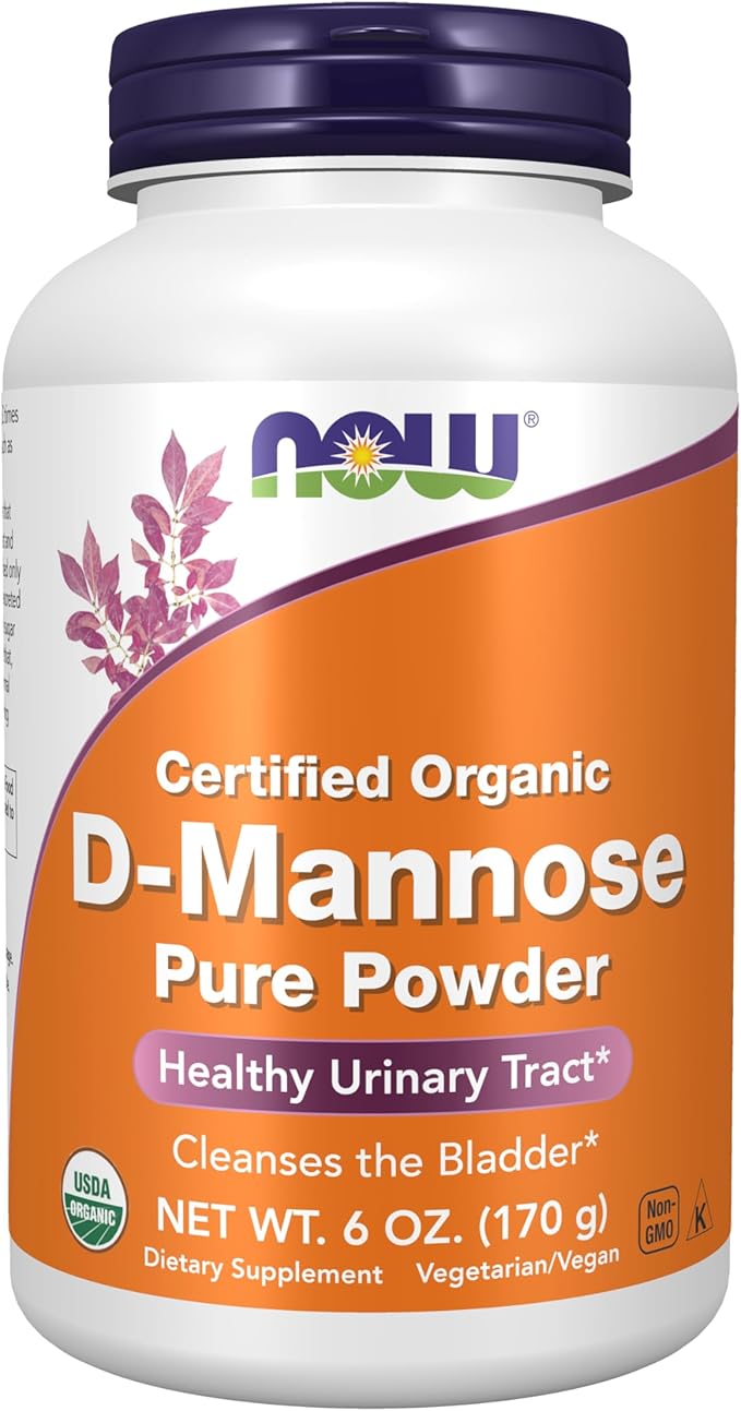 NOW Foods Supplements, D-Mannose Powder, Non-GMO Project Verified, Healthy Urinary Tract*, 6-Ounce