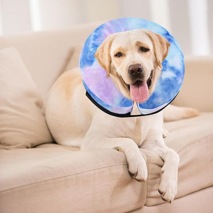 Dog Cone, Y-blue Dog Cone Collar Inflatable Puppy Neck Collar