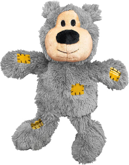 KONG Wild Knots Bears - Durable Dog Toys with Internal Knotted Ropes and Minimal Stuffing for Less Mess (Assorted Colors) (X Large (2 Pack))