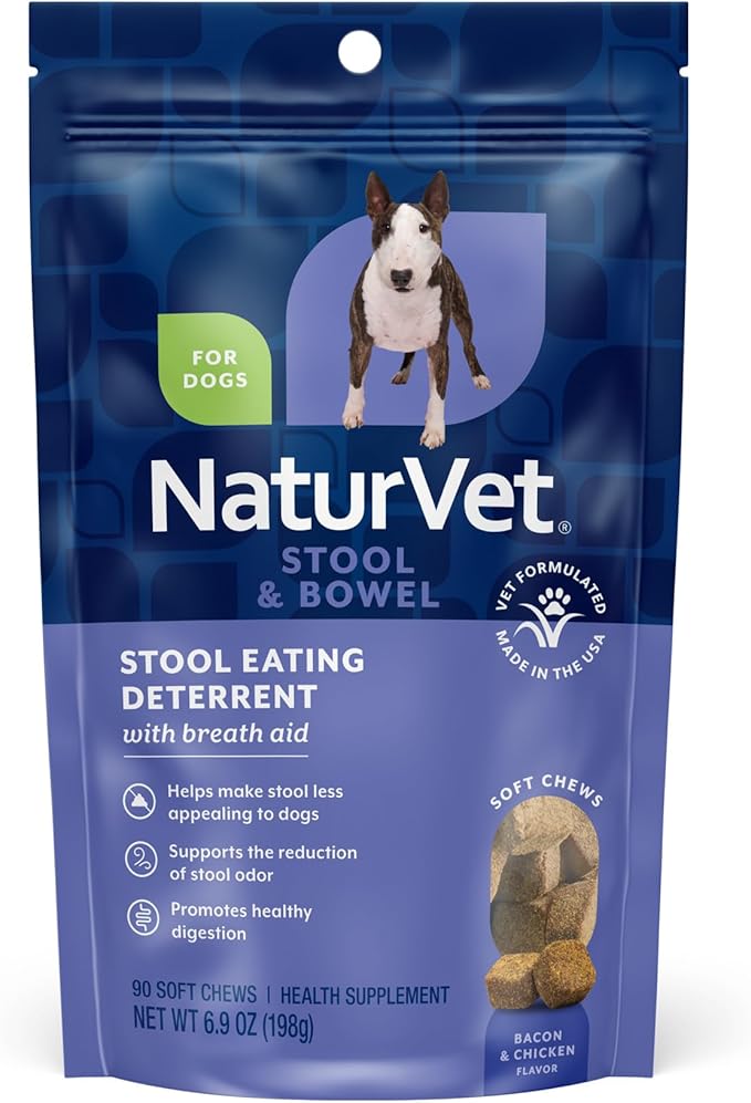 NaturVet Coprophagia Deterrent Soft Chews (90 ct)