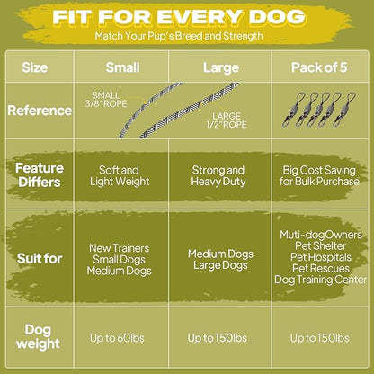 Fida Slip Leads for Dogs, 4 FT x 1/2" Dog Leash Heavy Duty Comfortable Strong Rope Lead for Large, Medium Dogs, No Pull Pet Training Leash with Highly Reflective, Grey