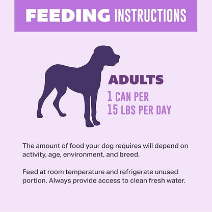 Your PET'S Kitchen Wet Dog Food, Turkey Fare Recipe - 13.2 oz Cans (Pack of 6), Made in The USA with Real Turkey