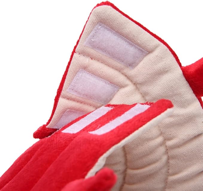 Pet Recovery Collar,Dog Protective E-Collar Soft Dog Cone Breathable Secure Lovely Collar for Puppy Small Medium Dogs (M-Neck: 35-38cm, Crab)