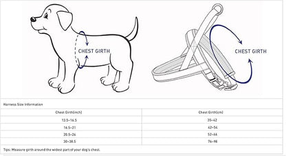 Blueberry Pet 4 Colors Soft & Comfy 3M Reflective Jacquard Padded Dog Harness, Chest Girth 30" - 38.5", Purple Grey, Large, Adjustable Harnesses for Dogs