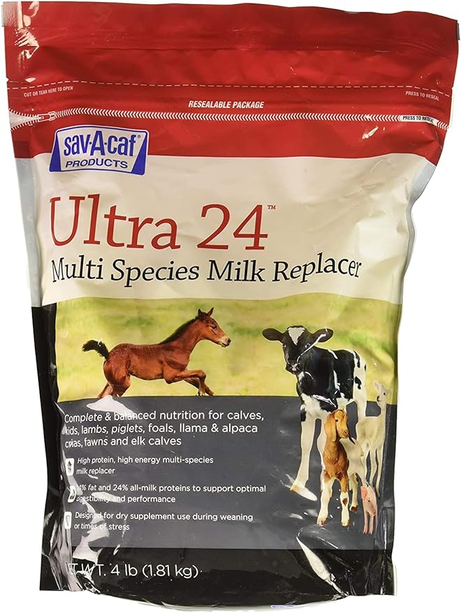 Sav-A-Caf Ultra 24 Multi Species Milk Replacer (4 lb)