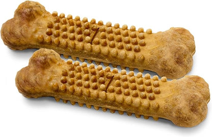 Nylabone Nubz Natural Dog Chews, Chicken Flavor Treats for Large Dogs, Long Lasting Dog Chew Bones Made in the USA, Rawhide Free, for Dogs Over 30 lbs. (8 Count)