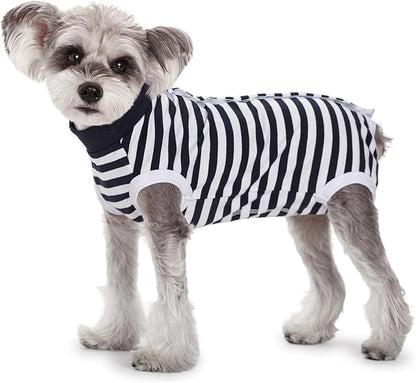 Coppthinktu Dog Surgery Recovery Suit for Dogs Cat Dog Onesie, Dog Recovery Suit Female for Small Medium, Pet Surgical Neuter Post-Surgery Suit E-Collar Alternative Anti Licking Abdominal Wounds