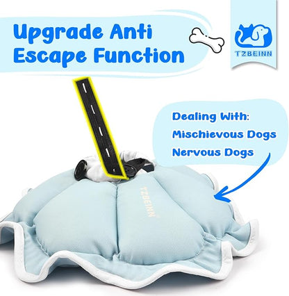 Soft Small Dog Cone Collar Alternative for Small Dogs(Puppy Yorkshire Puppy Chihuahua Pomeranian), Comfortable Dog Neck Recovery Cone, Adjustable Head Pillow Cone After Surgery to Stop Licking