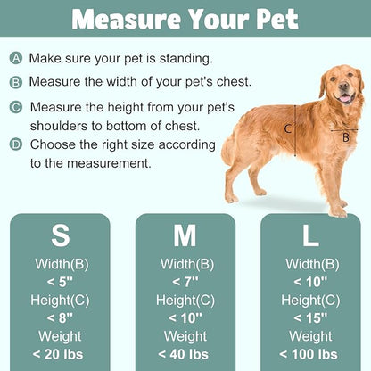 Large Dog Door, Weatherproof Pet Doors for Petite to XXXL Sized Dogs or Other Pets, Upgraded and Thickened, 11" x 16" Opening Flap Size, Easy Installation