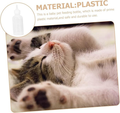 BESPORTBLE 4pcs Pet Feeder Bottle Dog Cat Kitten Puppy Milk Bottle for Easy Feeding and Cleaning