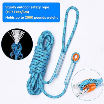 LOOBANI Spring Pole Toy for Pitbull: Bungee Tug of War Toys for Small Large Aggressive Chewers Dogs to Exercise & Muscle Building & Bite Training,Outdoor Heavy Duty Bungee Solo Tree Tugger Hanging Toy