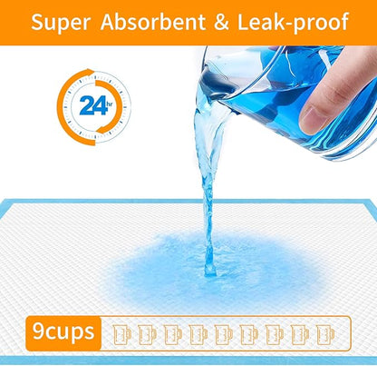 Bolux Dog and Puppy Training Pads， Disposable Dog Pee Pads (20, 23.5"*35.5"(60*90cm))