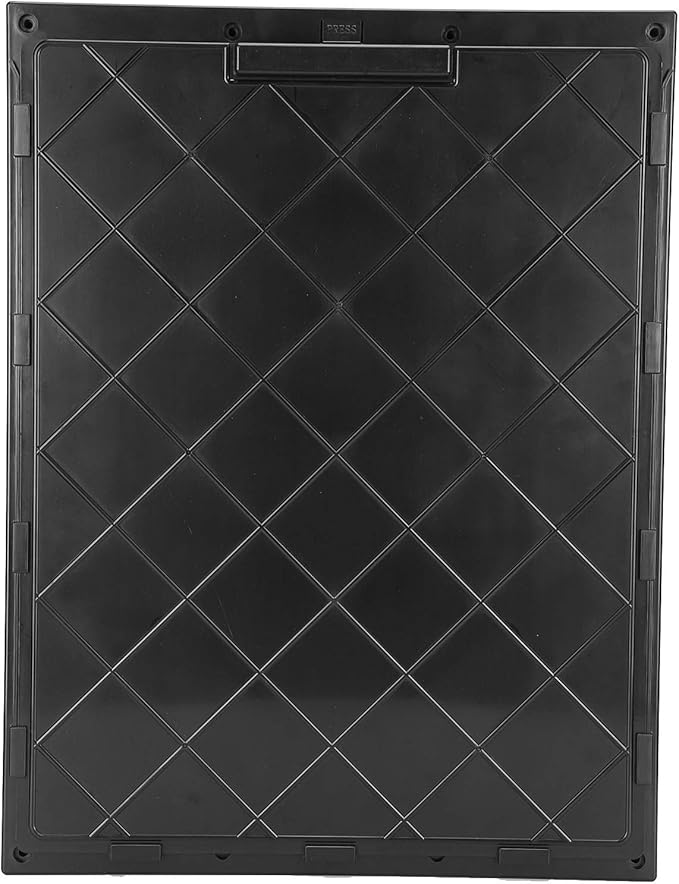 Dioche Pet Door for Large Dogs WallMounted Dog Door with BuiltIn Magnet Removable Installation Pet Accessory for Easy Indoor Outdoor Access (Black)