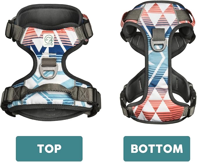Embark Adventure No-Pull XL Dog Harness for Extra Large Dogs – Reflective Trim, Military-Grade Nylon, Dual Leash Clips, Gel-Lined Handle