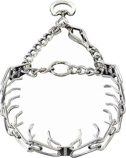 Herm Sprenger Pet Supply Imports Chrome Plated Training Collar with Quick Release Snap for Dogs, X-Large, 4mm, 24-Inch
