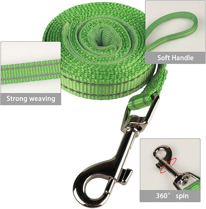 YIMEIS Dog Harness and Leash Set, No Pull Soft Mesh Pet Harness, Reflective Adjustable Puppy Vest for Small Medium Large Dogs, Cats (Grass Green, X-Small (Pack of 1)