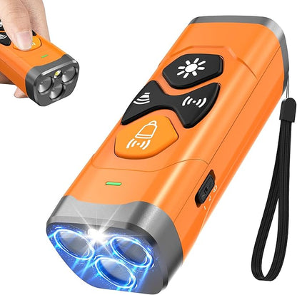 Dog Bark Deterrent Devices | Stop Your & Neighbor’s Dog Barking | 3X Ultrasonic & 23ft Range Anti Barking Device | Dog Behavior Correction Training Indoor Outdoor