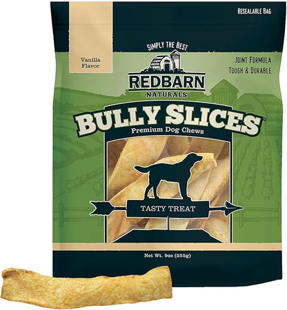 Redbarn Pet Products Bully Slices for Dogs Vanilla Natural Dental Treats 12 Bags