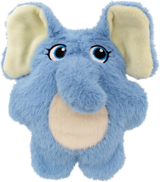 KONG Snuzzles Dog Toy, Plush Squeaker, Crinkle Sounds, Soft Durable Indoor Play (Elephant, Small)