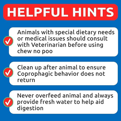 No Poo Chews for Dogs - Coprophagia & Stool Eating Deterrent with Probiotics, Digestive Enzymes & Breath Aid Support