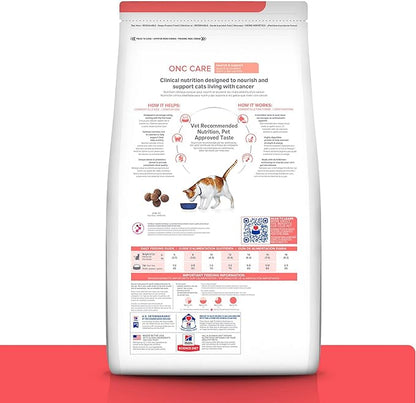 Hill's Prescription Diet ONC Care Dry Cat Food, Chicken, Veterinary Diet, 7 lb. Bag