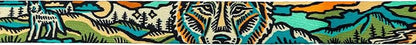 Wolfgang Heavy Duty Dog Leash, Pull-Tested for Walking & Training, WildWolf Print, Dual Handle Large