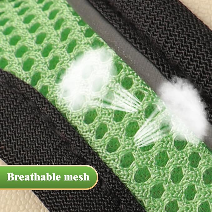 YIMEIS Dog Harness and Leash Set, No Pull Soft Mesh Pet Harness, Reflective Adjustable Puppy Vest for Small Medium Large Dogs, Cats (Grass Green, Medium (Pack of 1)