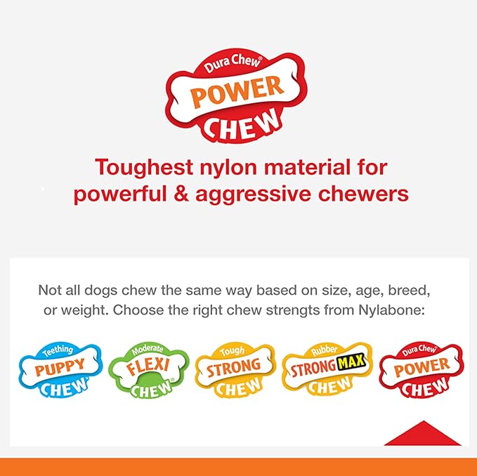 Nylabone Power Chew Camo Dog Toy - Dog Toys for Aggressive Chewers - Indestructible Dog Toys for Aggressive Chewers Large Breed - For Extra Large Dogs - Chicken Flavor X-Large/Souper - 50+ lbs.