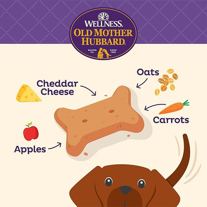 Old Mother Hubbard Wellness Bac'N'Cheez Dog Biscuits,Natural,Training Treats,Bacon & Cheese Flavor,Small Size,(20 Ounce Bag),(Pack of 2)