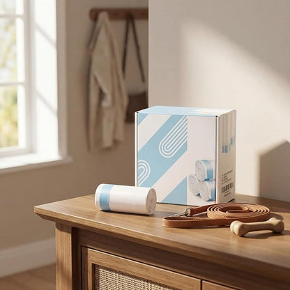 Greesum Extra-Thick Convenient Poop Bags for Dog Walking