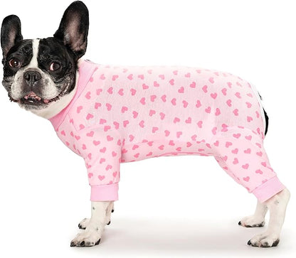 Surgery Recovery Suit for Small Medium Dogs, Long Sleeve Dog Onesie for Surgery Female Dogs Pajamas Abdominal Wound Bandages Surgical Suit Recovery Suit for Shedding Skin Disease