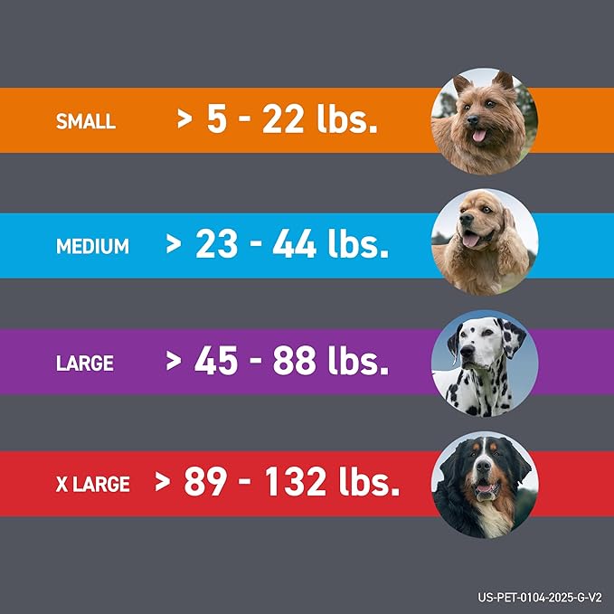 FRONTLINE Shield Flea & Tick Treatment for Large Dogs 41-80 lbs. Count of 3