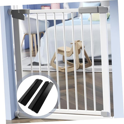 Luxshiny 2pcs Baby Gate Ramp Pedal Accessories for Safety Door Gates Anti-Kick Pedal for Stairs and Pets Sturdy Plastic Support Feet for Indoor Use