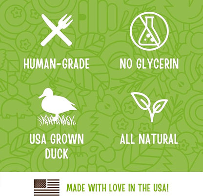 Full Moon All Natural Human Grade Dog Treats,Essential Duck Savory Sticks 22.0 oz,(Pack of 2)
