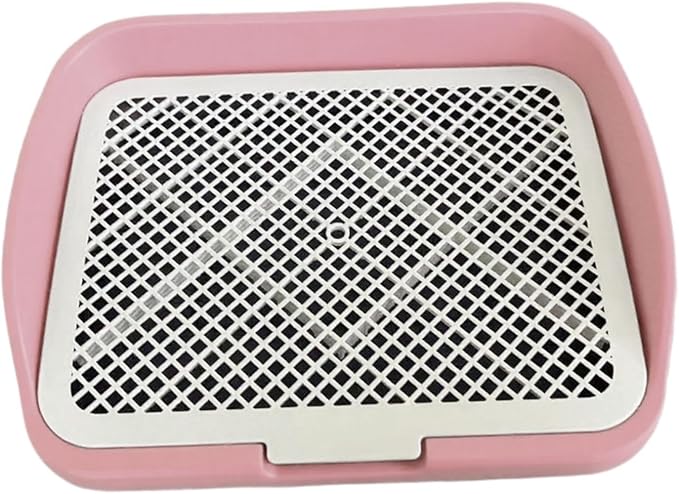 Dog Toilet Training, Toilet Puppy Pad Holder, Non-Slip, with Column, Dog Pee Holder, Training Pad for, Home, Dorm, Pink