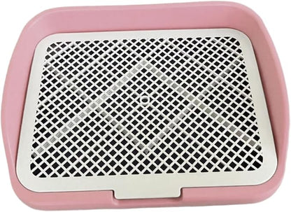 Dog Toilet Training, Toilet Puppy Pad Holder, Non-Slip, with Column, Dog Pee Holder, Training Pad for, Home, Dorm, Pink