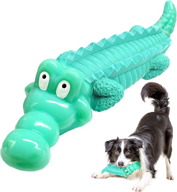 Fuufome Large Dog Chew Toys for Aggressive Chewers： Almost Indestructible Dog Toy to Keep Them Busy & Reduce Boredom-Gift Toys for Small Medium, Large Breed